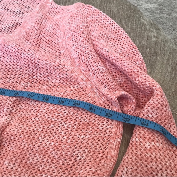 Pink Talbots mesh sweater - Picture 5 of 7